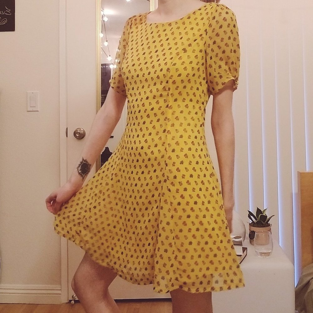 Floral Spring Mini Dress - Picture 3 of 6